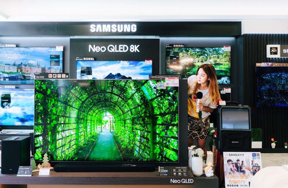 一進全國電子就是SAMSUNG最新的Neo QLED 8K，也太吸引人了！