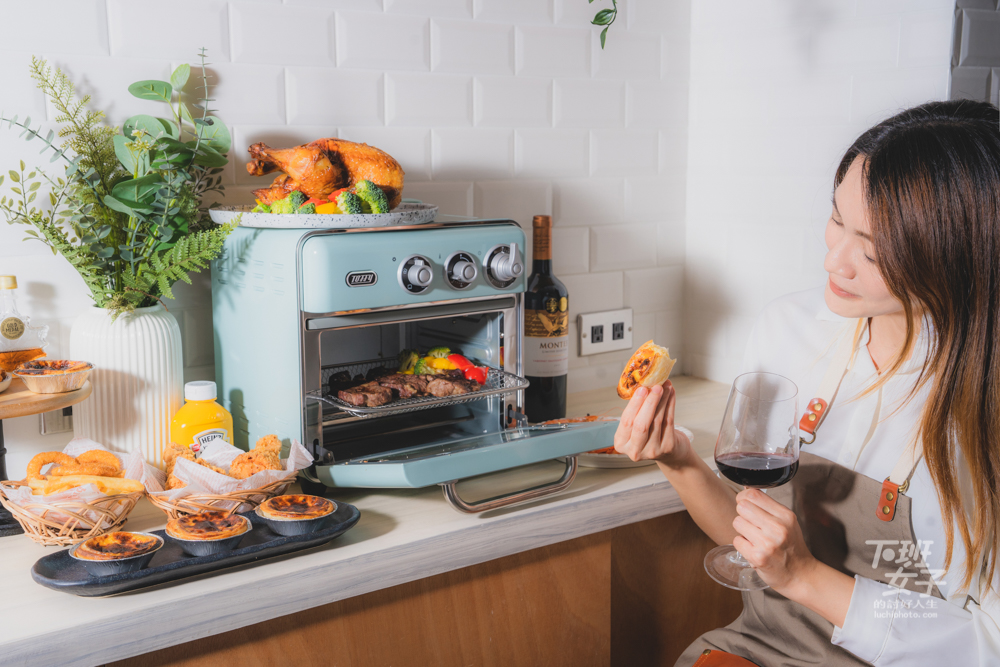 氣炸烤箱推薦｜日本Toffy復古美型氣炸烤箱，是烤箱也是氣炸鍋！